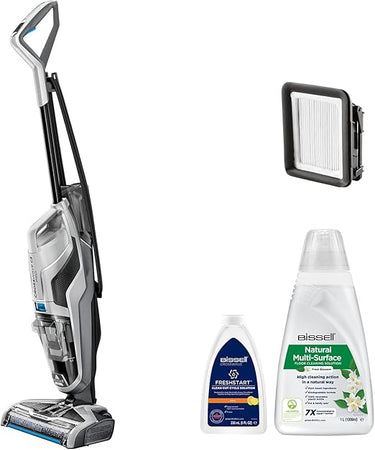 Bissell CrossWave C3 Pro, Aspirador de Mano con Cable, Aspira, Mopa y Seca, Potente Extracción de Suciedad Húmeda y Seca, 3-en-1 Escoba Aspiradora Vertical, Limpieza Multisuperficie, 3555N